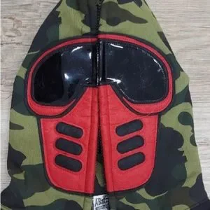 APE BAPE KAWS BMX MASK HOODIE パーカー　XL 迷彩 BAPE Bmx Mask Full Zip Hoodie Black Men's - US